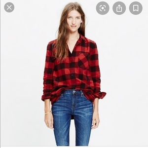 Madewell ex-boyfriend oversized flannel